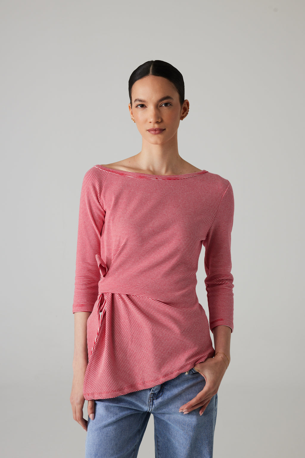 LUNÉ WRAP TOP RED
