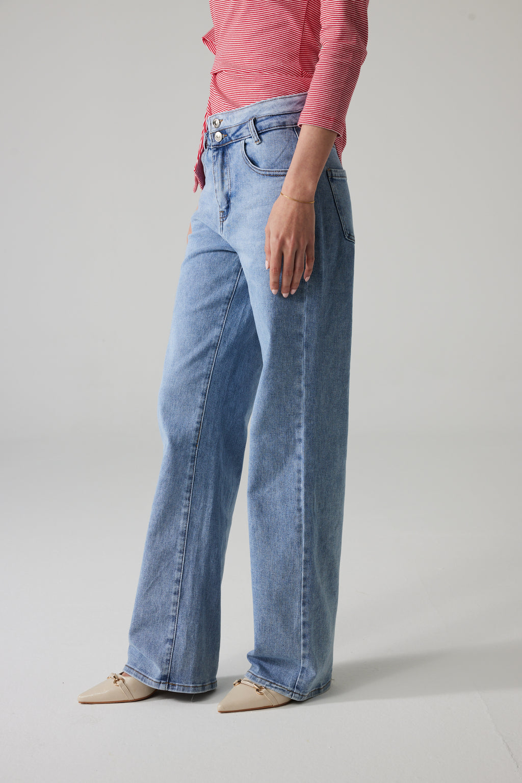 ROGUE STRAIGHT JEANS LICHTBLAUW