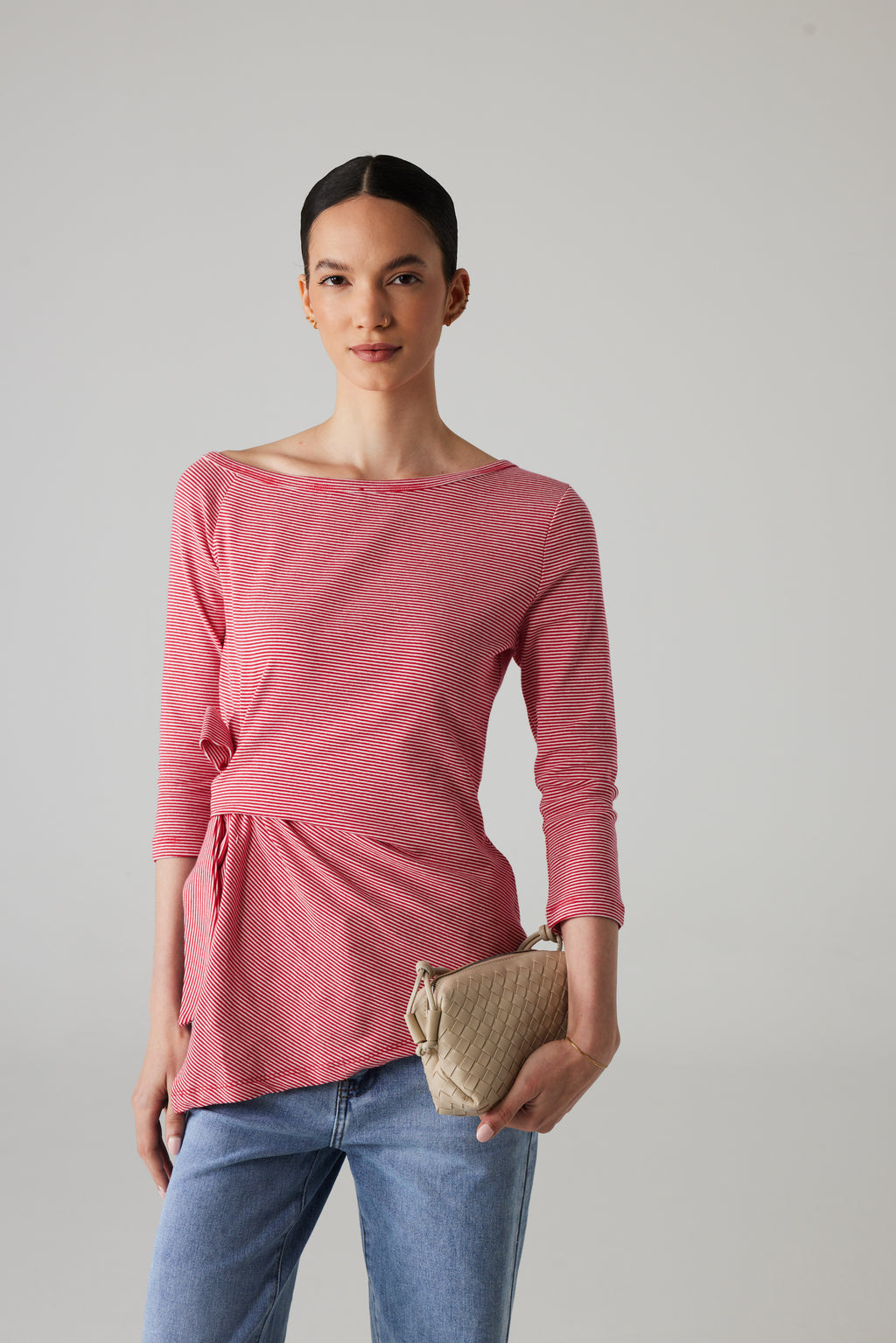 MESH MINI  BAG BEIGE