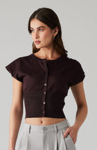 LIVARA TOP BURGUNDY