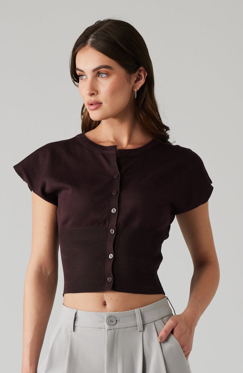 LIVARA TOP BURGUNDY