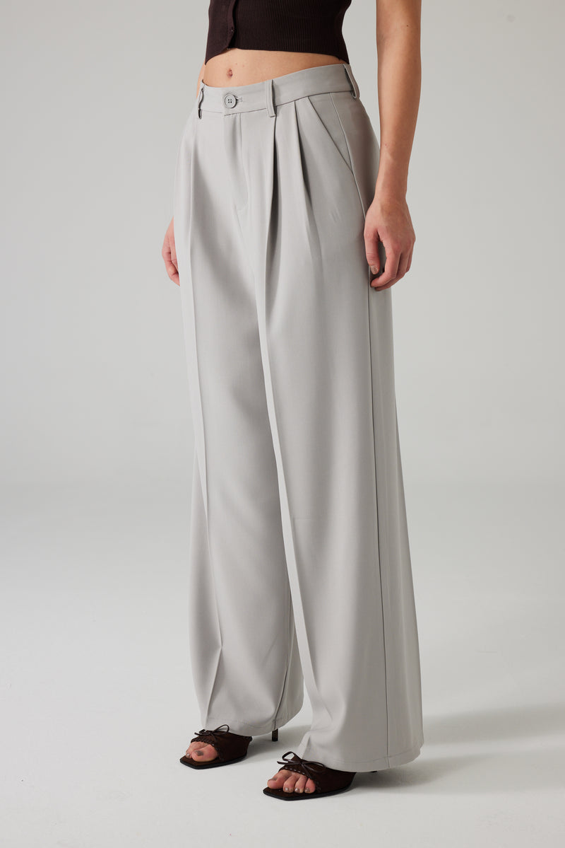 ZELVORA TROUSER LIGHT GREY