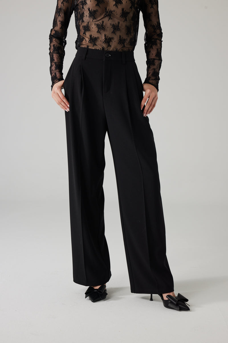 LUNESSA TROUSERS BLACK