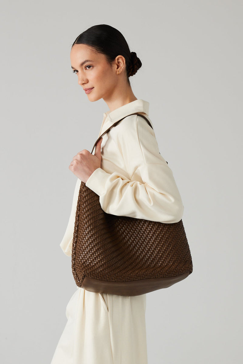 HARBOR BAG DARK BROWN