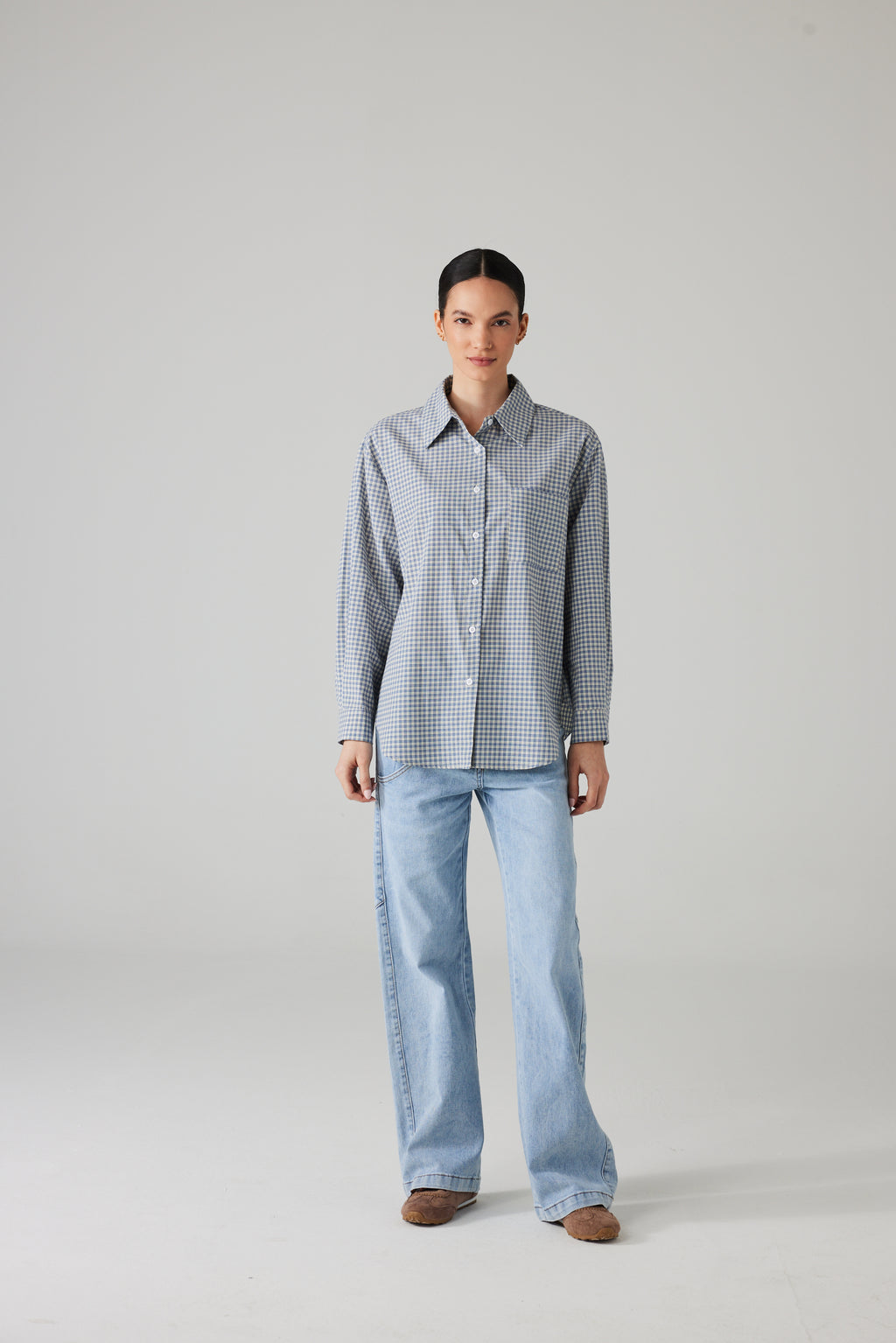 LINA BLOUSE BLUE
