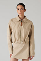 SORÉN ZIP JACKET BEIGE
