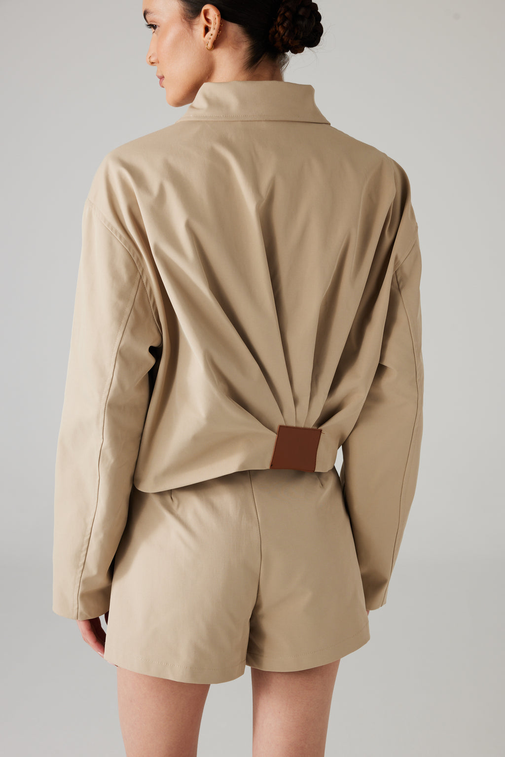 SORÉN ZIP JACKET BEIGE
