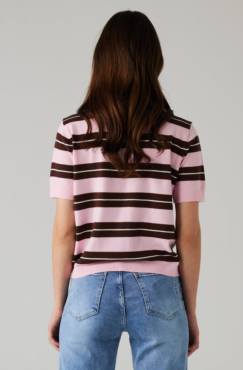 LUMIRA POLO PINK/BROWN