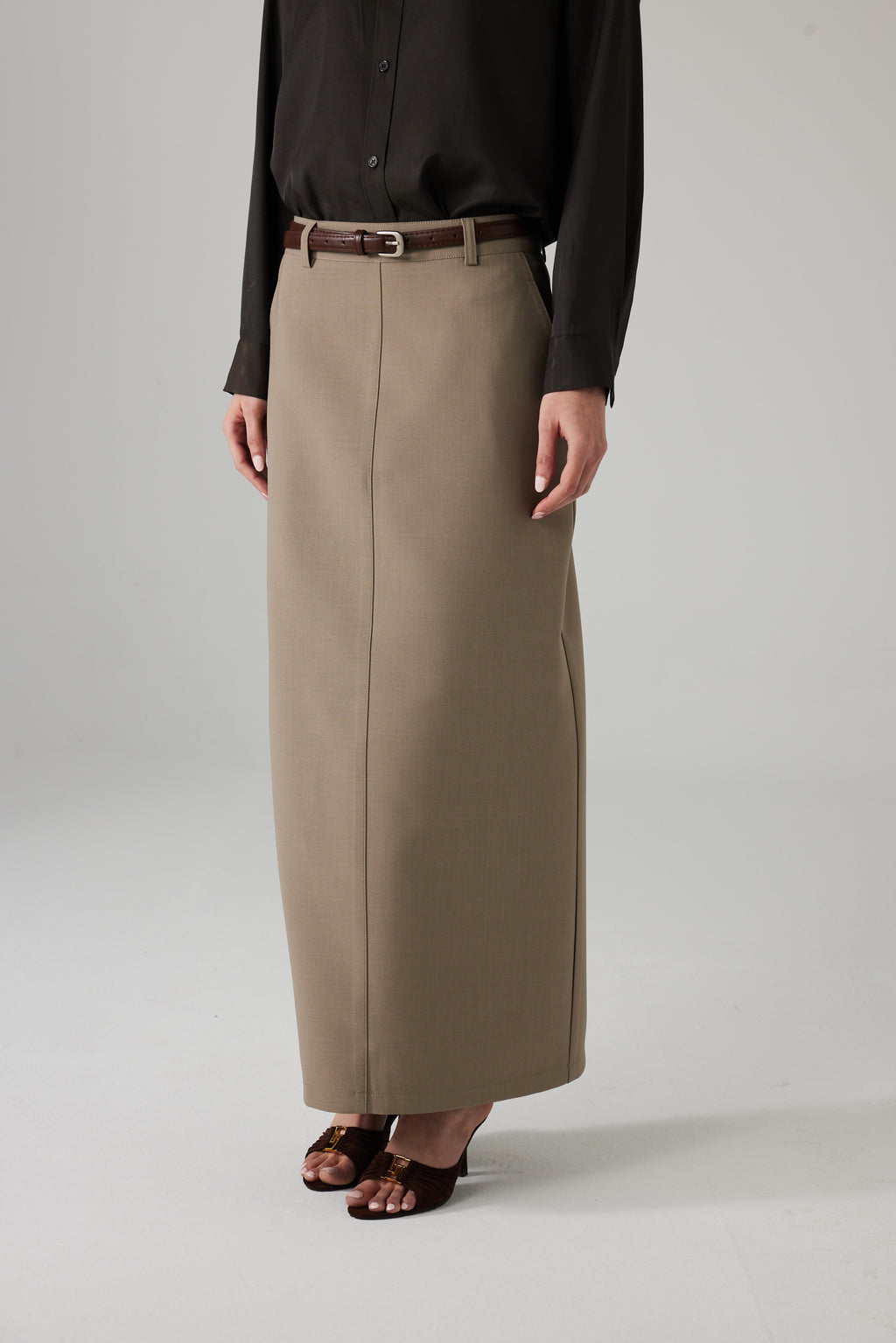 LARINA SKIRT TAUPE
