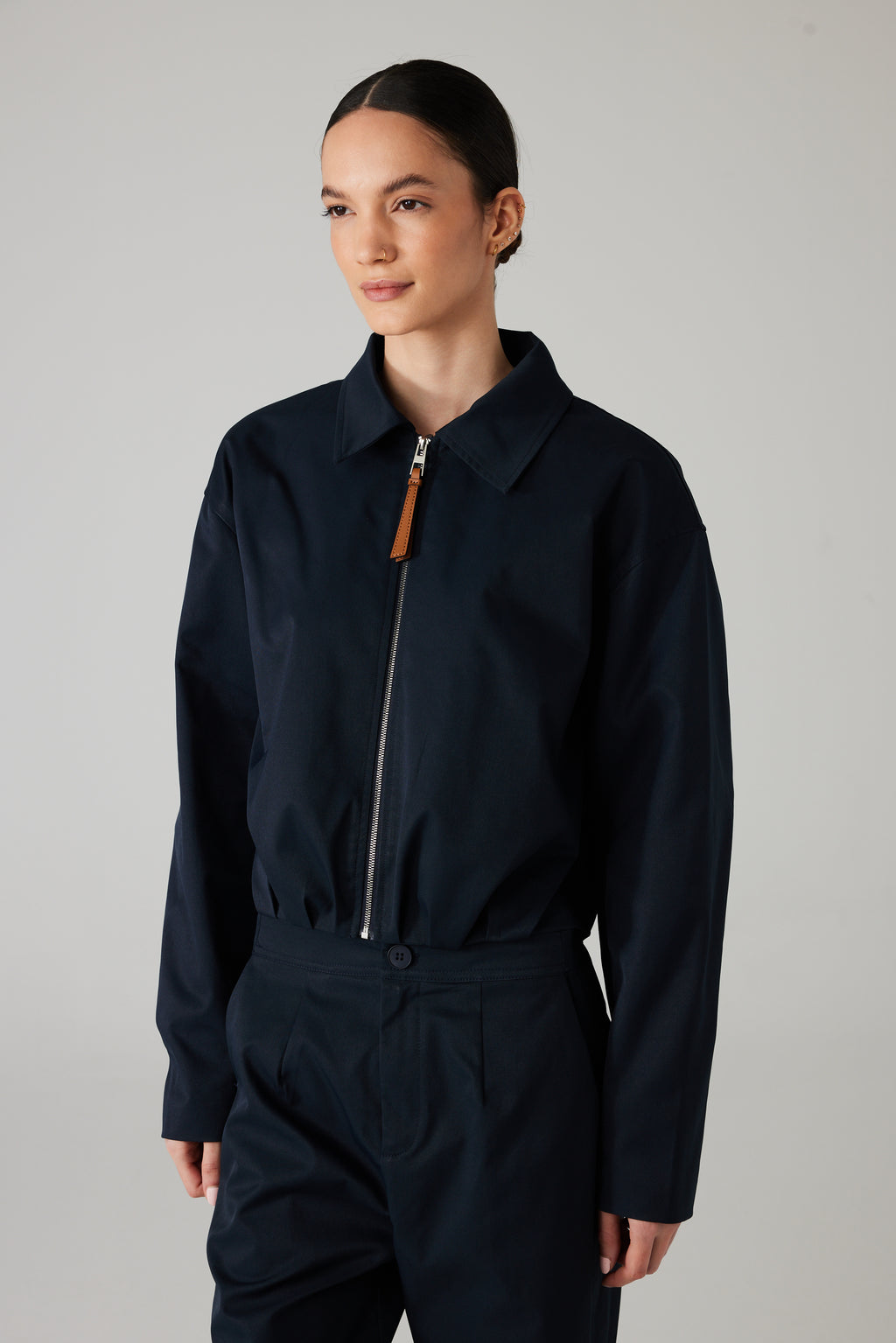 SORÉN ZIP JACKET NAVY