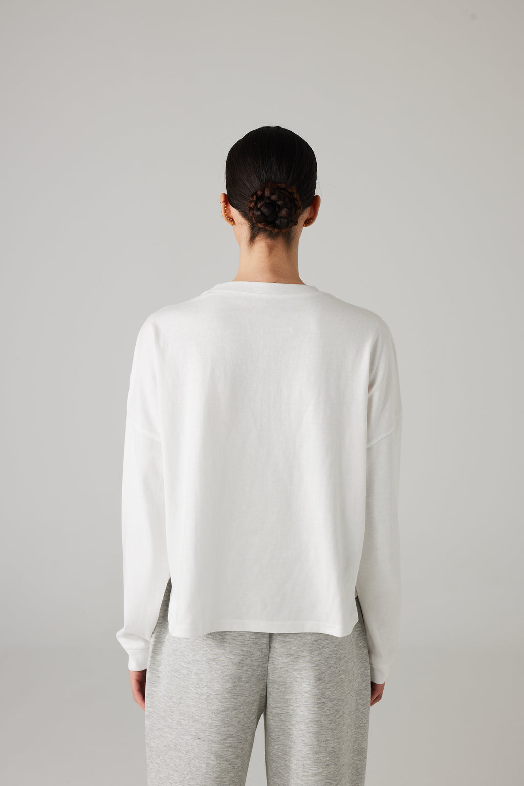 NOREL ZIP TOP WHITE
