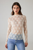 ELYN LACE TOP WHITE