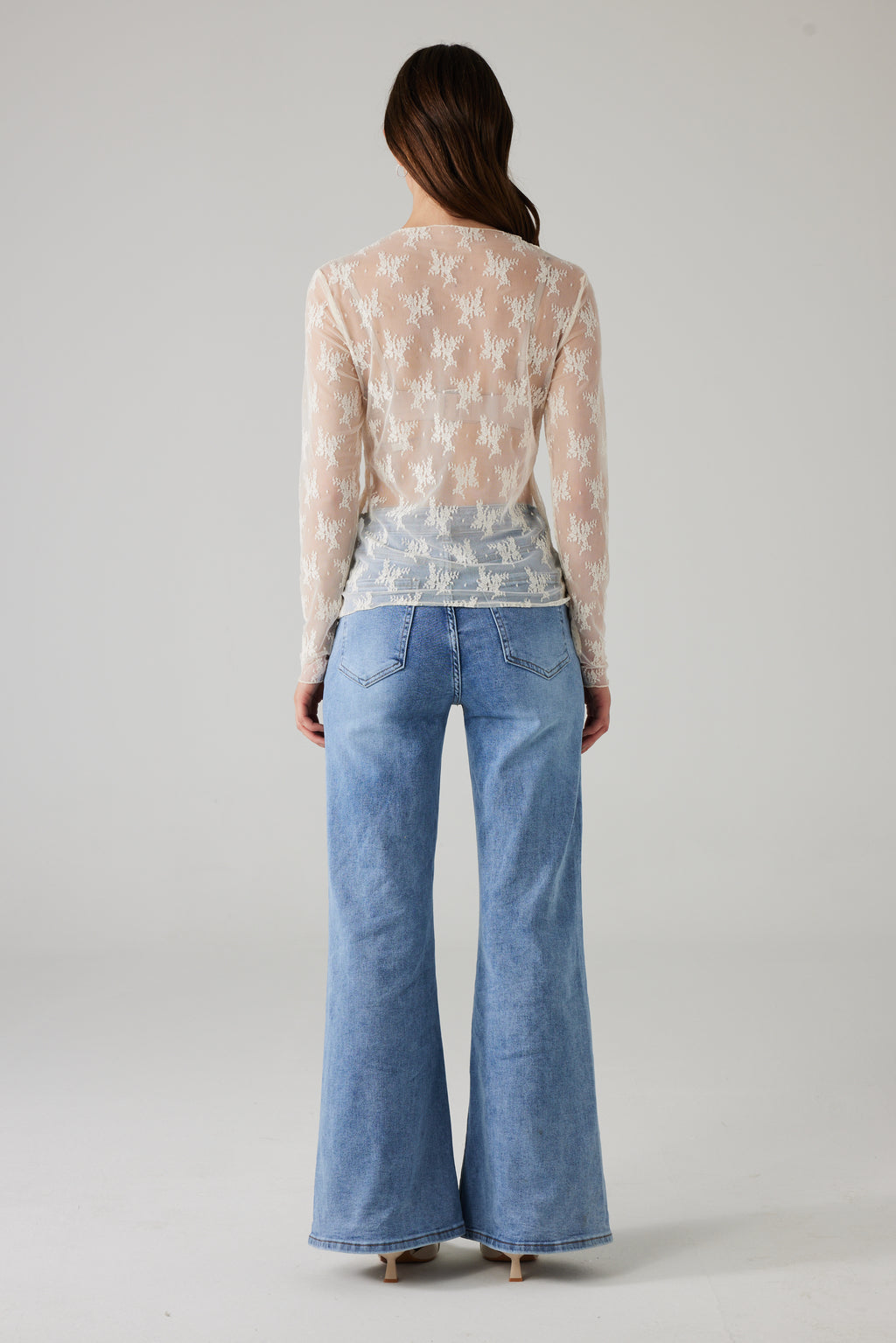 ELYN LACE TOP WHITE