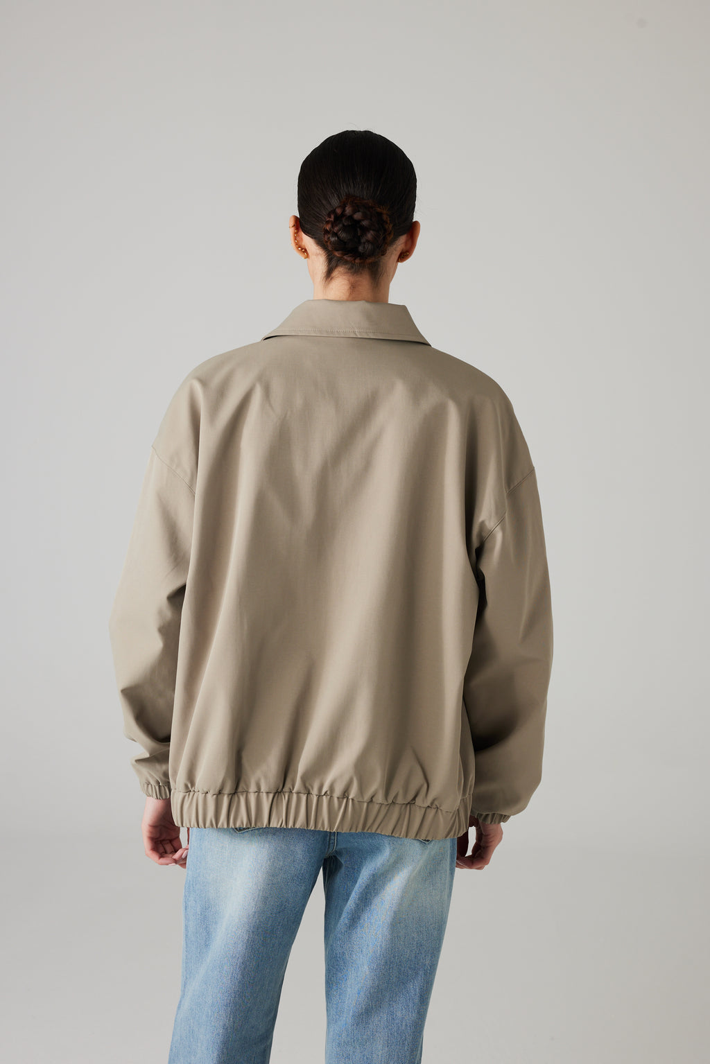 MAÉ ZIP JACKET TAUPE