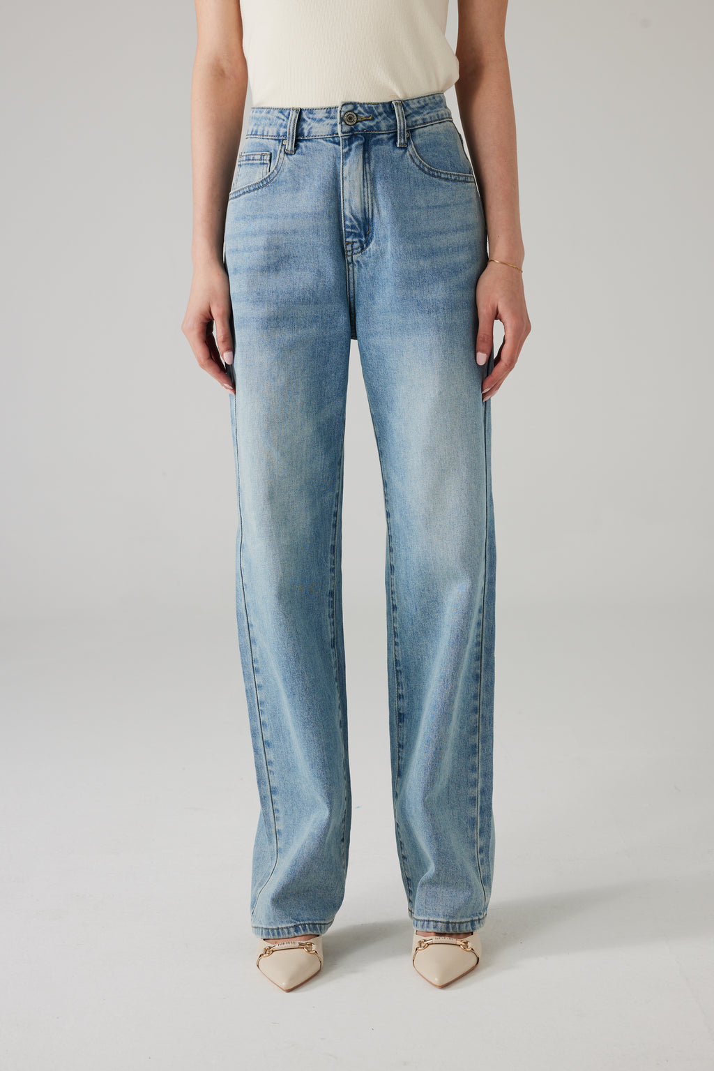 HAILEY STRAIGHT JEANS LIGHT BLUE
