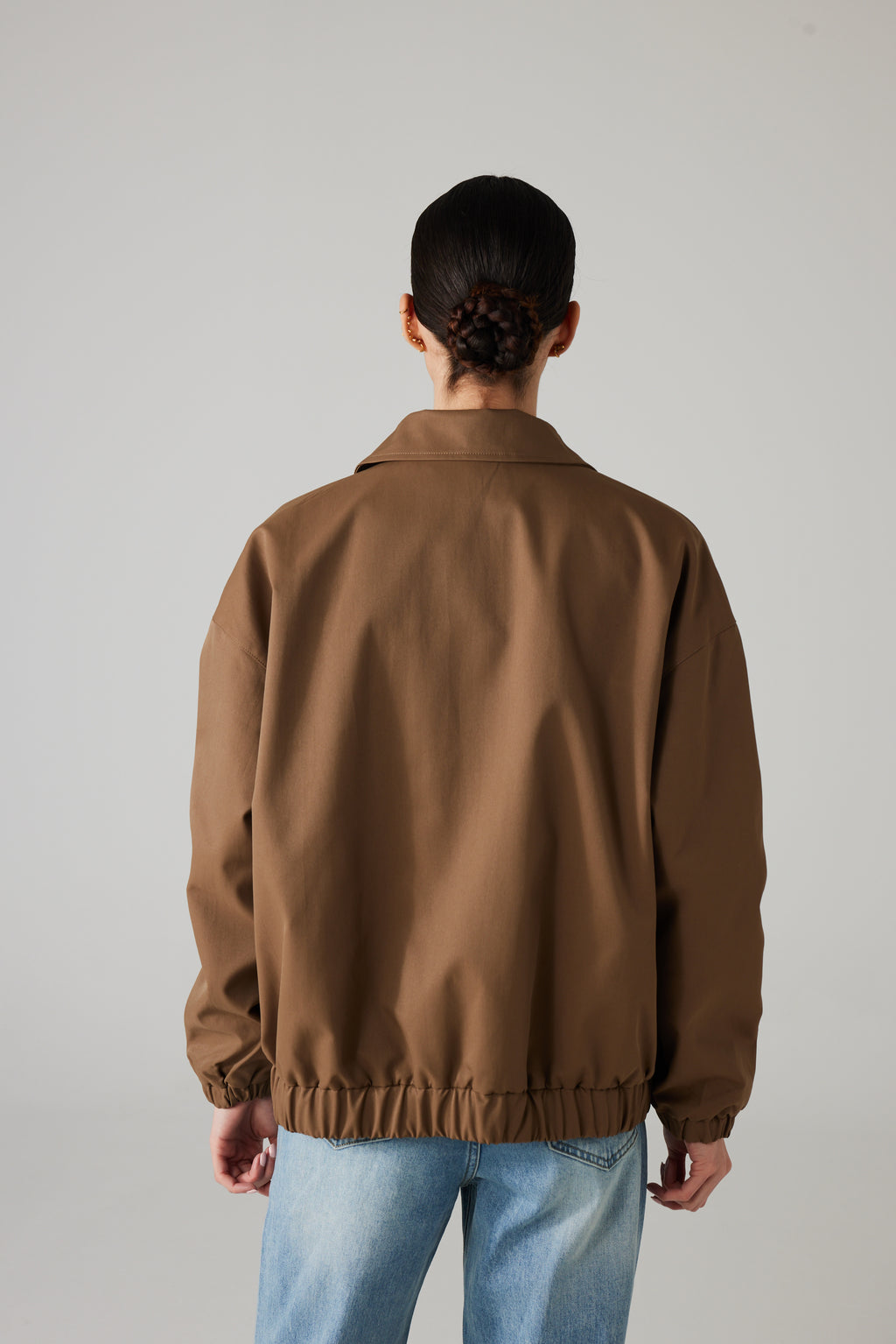 MAÉ ZIP JACKET BROWN