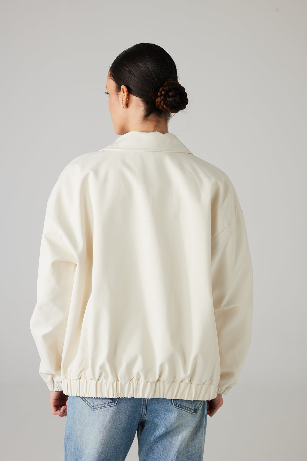 MAÉ ZIP JACKET CREAM