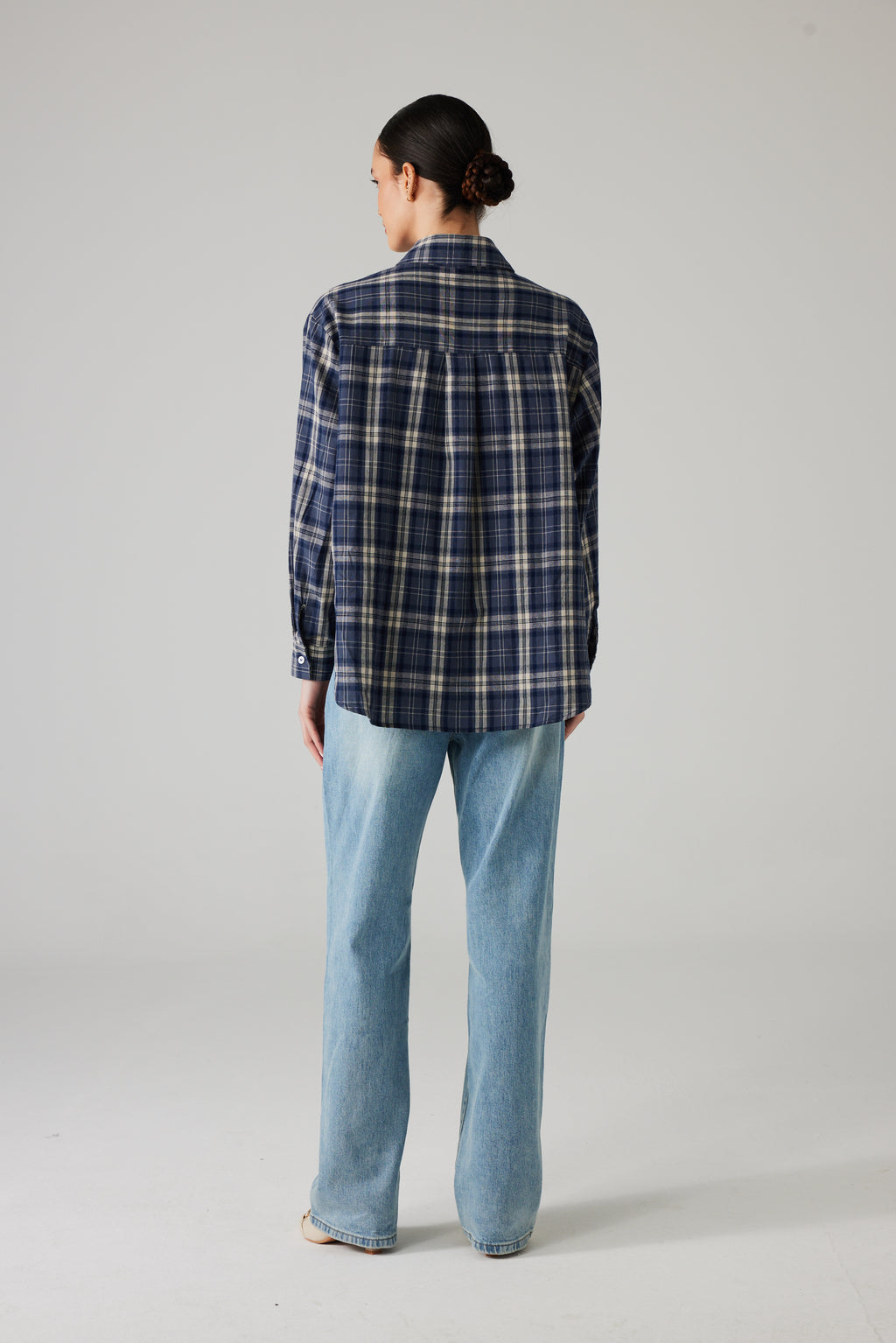 LIVEN BLOUSE BLUE/WHITE