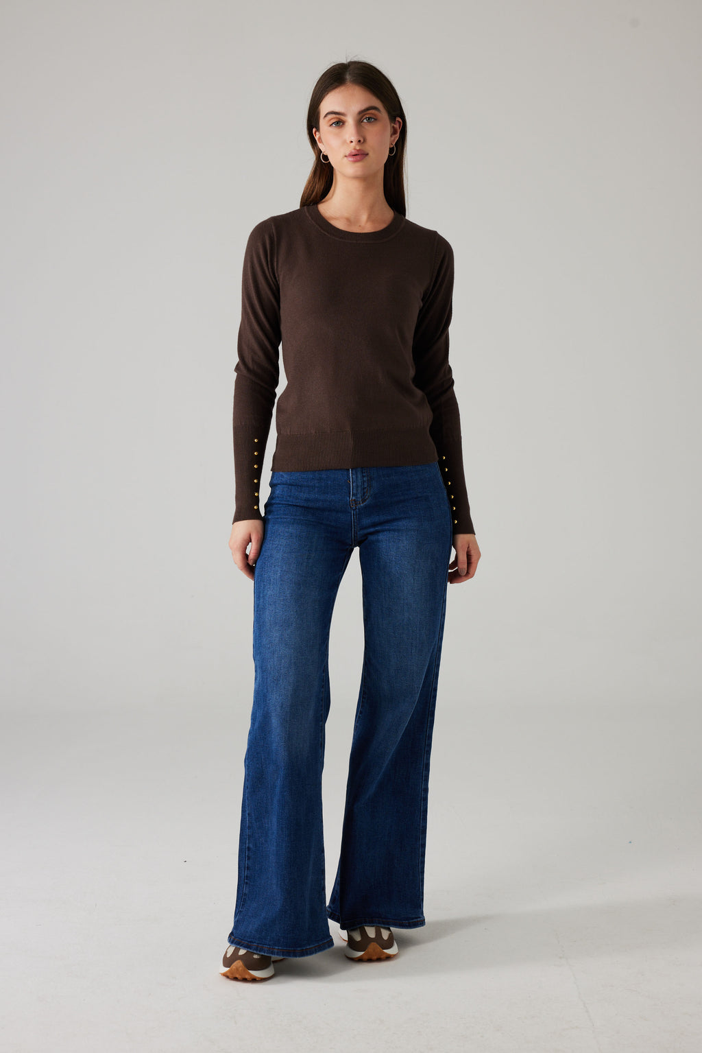 MIREL KNIT DARK BROWN
