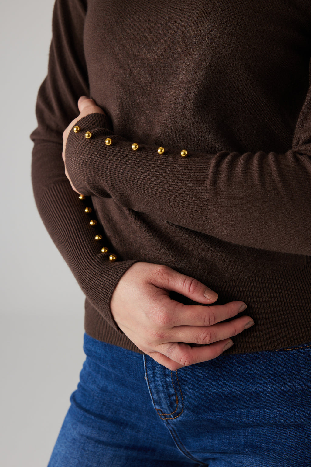 MIREL KNIT DARK BROWN