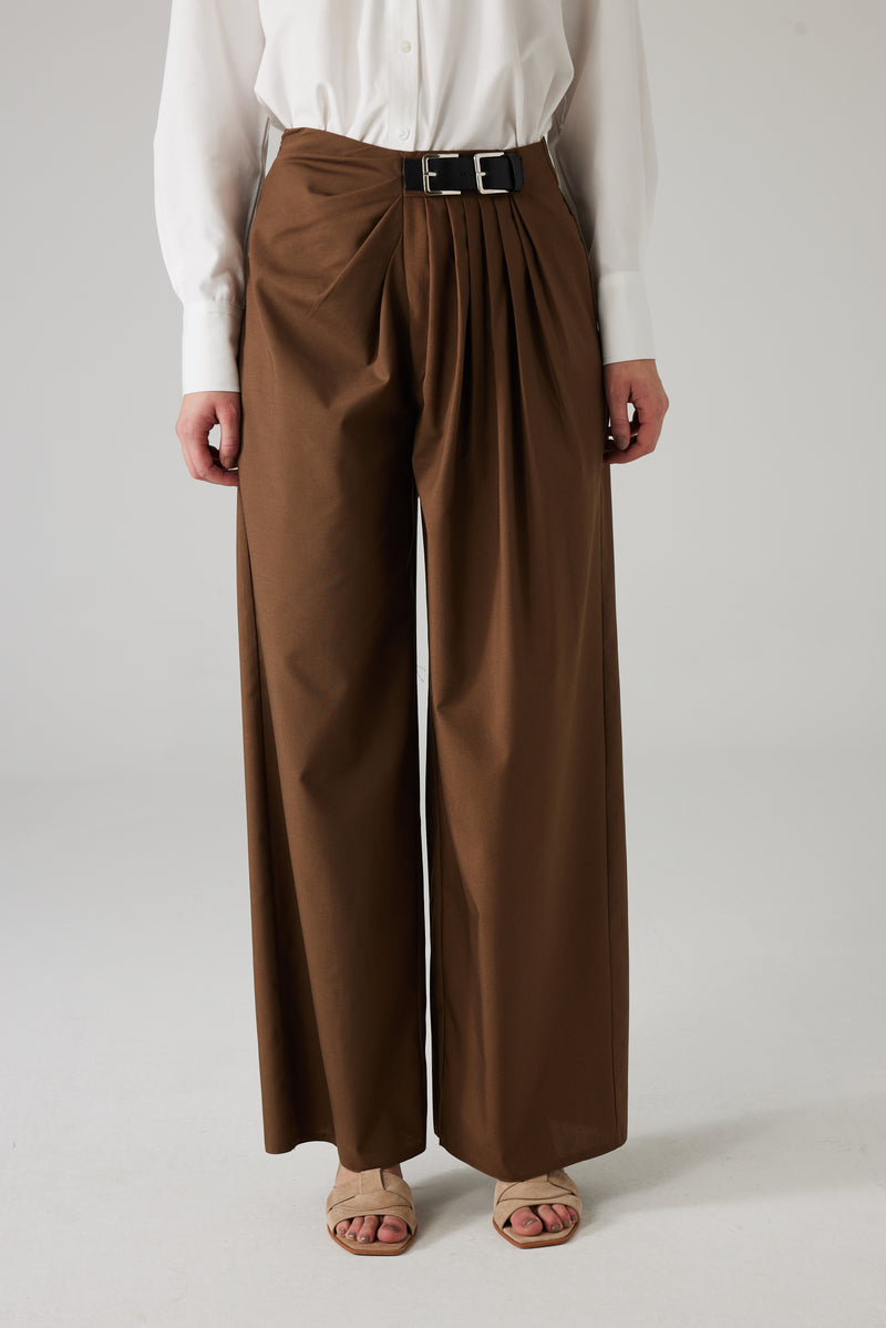 AUREON TROUSER BROWN
