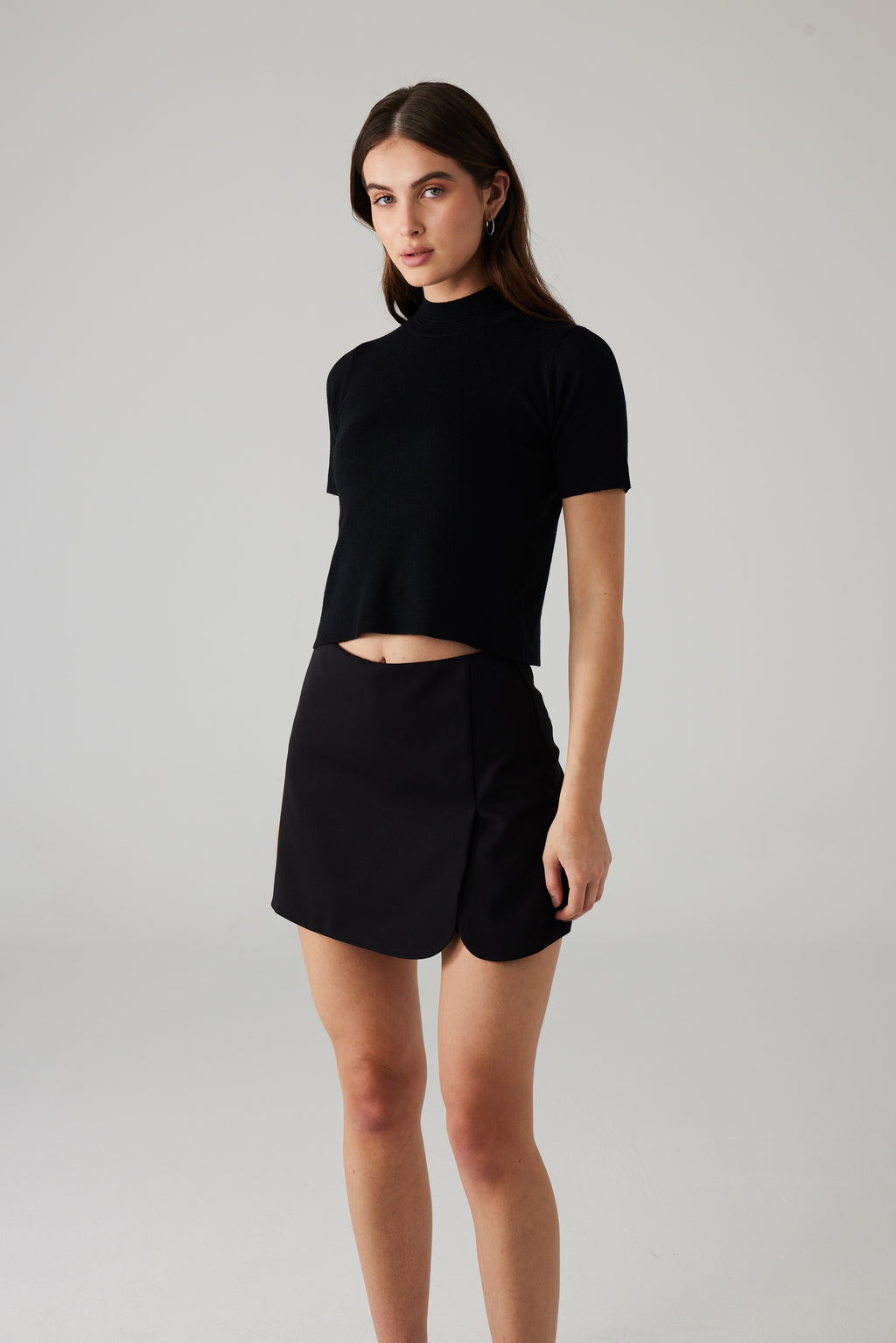 KAIA MINI SKIRT BLACK