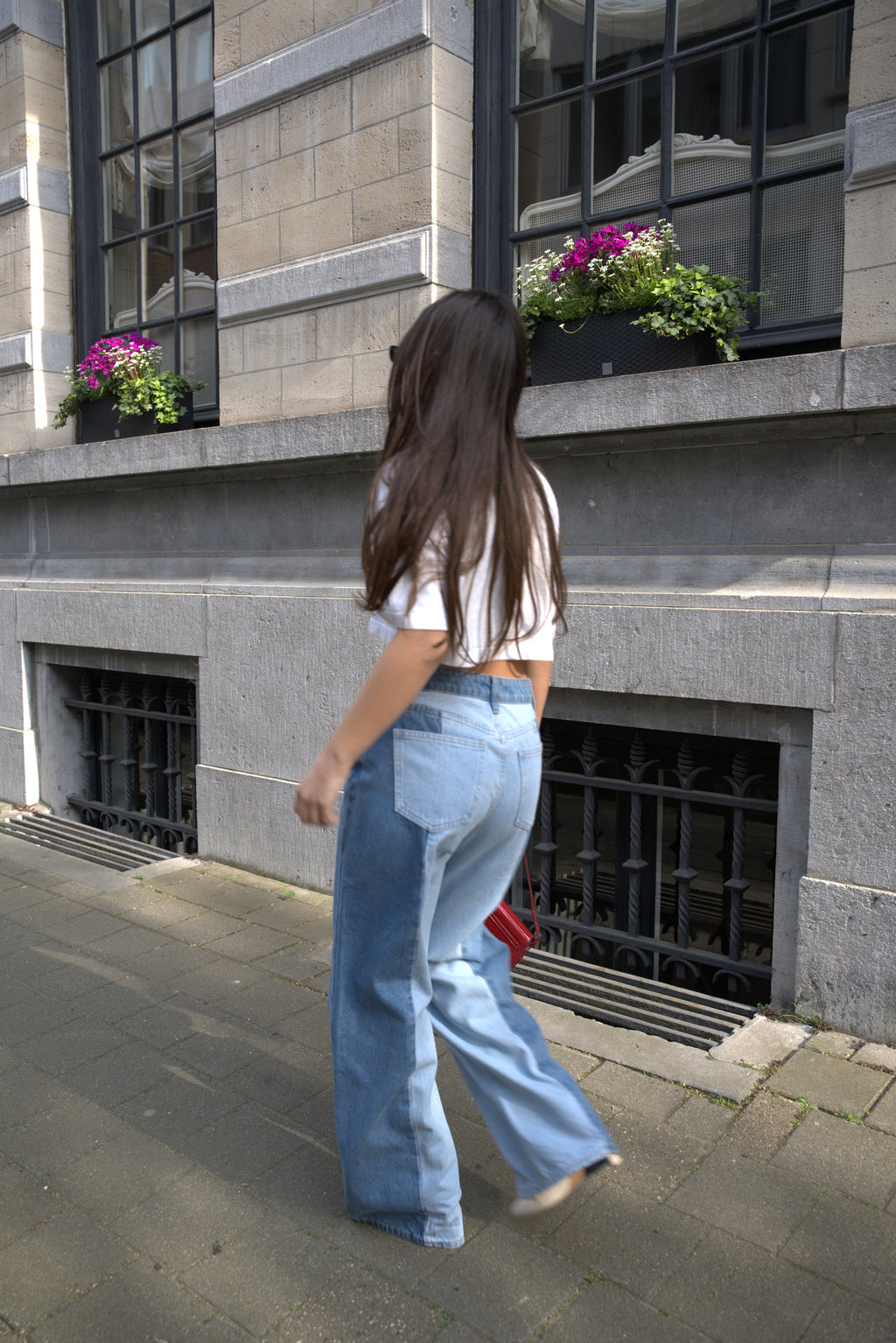RANKIE MULTI-COLOR JEANS - LIGHT BLUE/ DARK BLUE