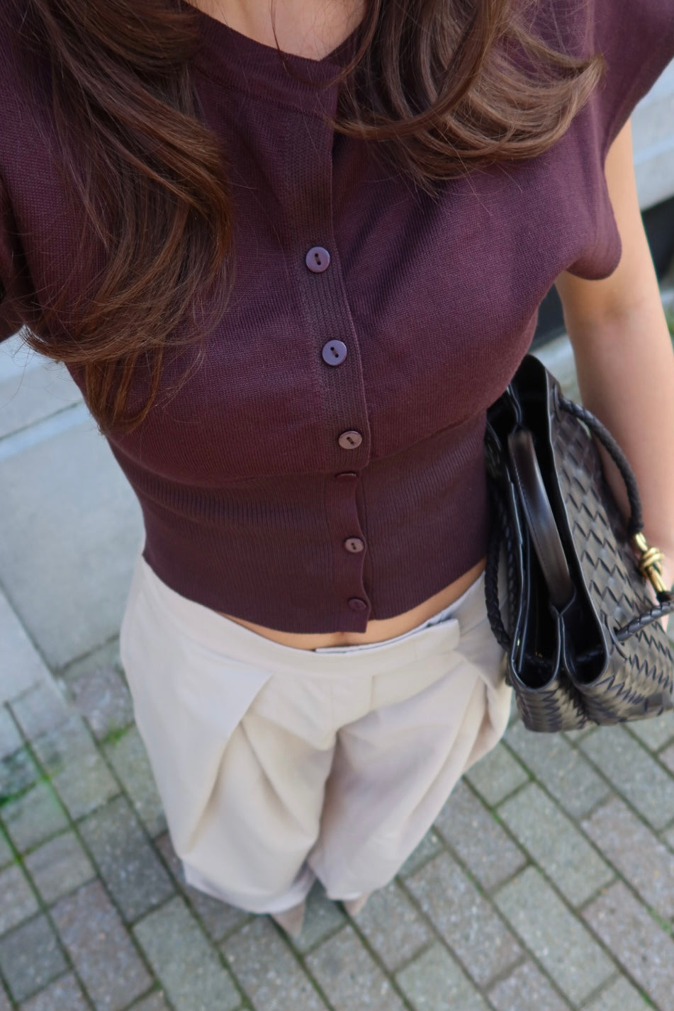 LIVARA TOP BURGUNDY