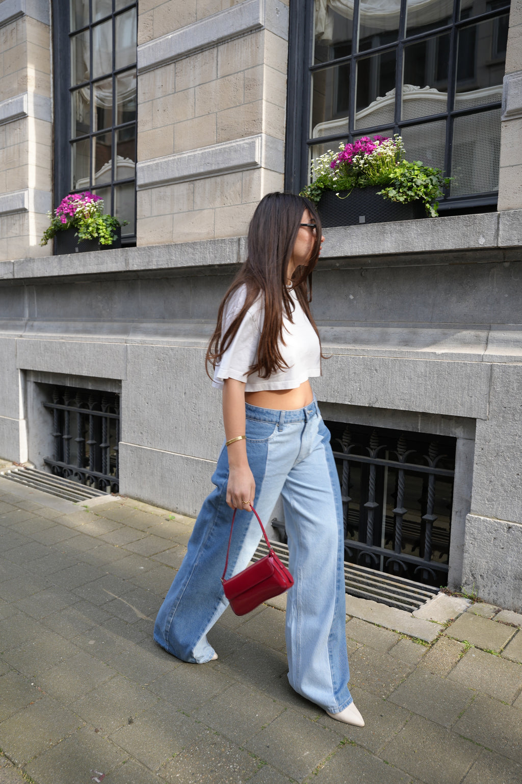 RANKIE MULTI-COLOR JEANS - LIGHT BLUE/ DARK BLUE