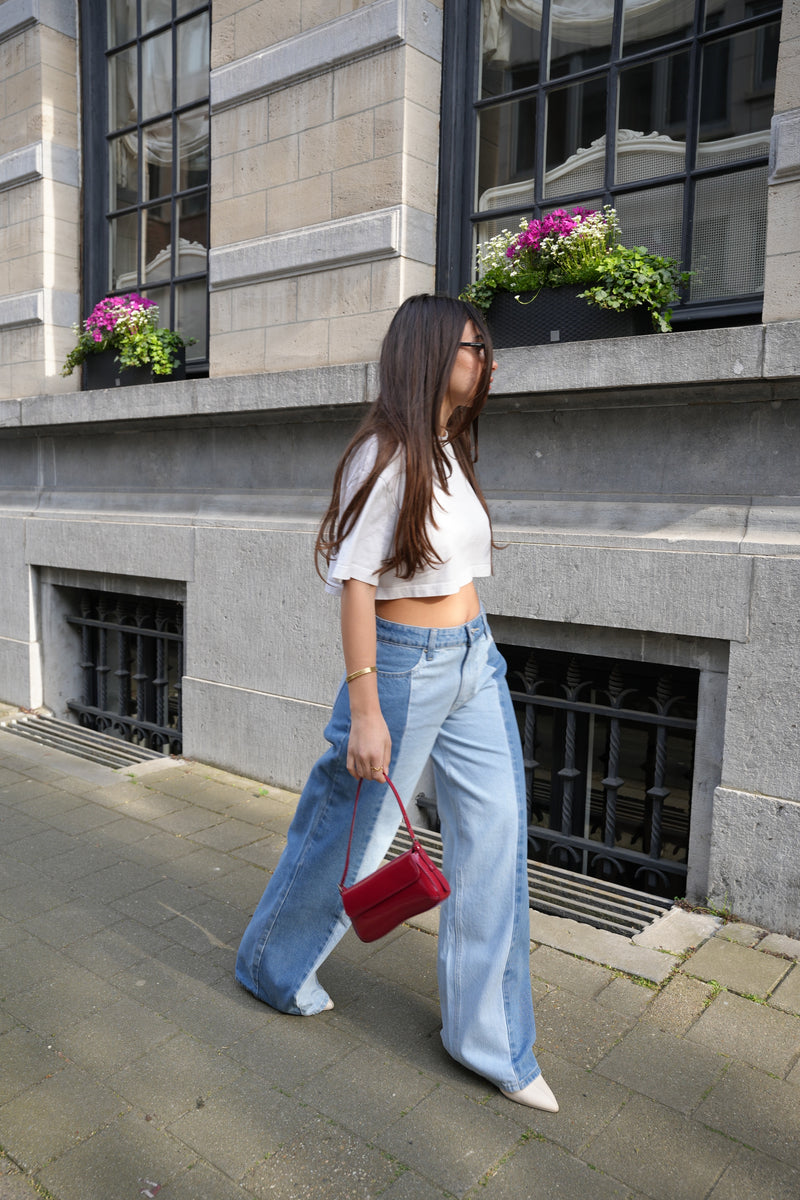 RANKIE MULTI-COLOR JEANS - LIGHT BLUE/ DARK BLUE