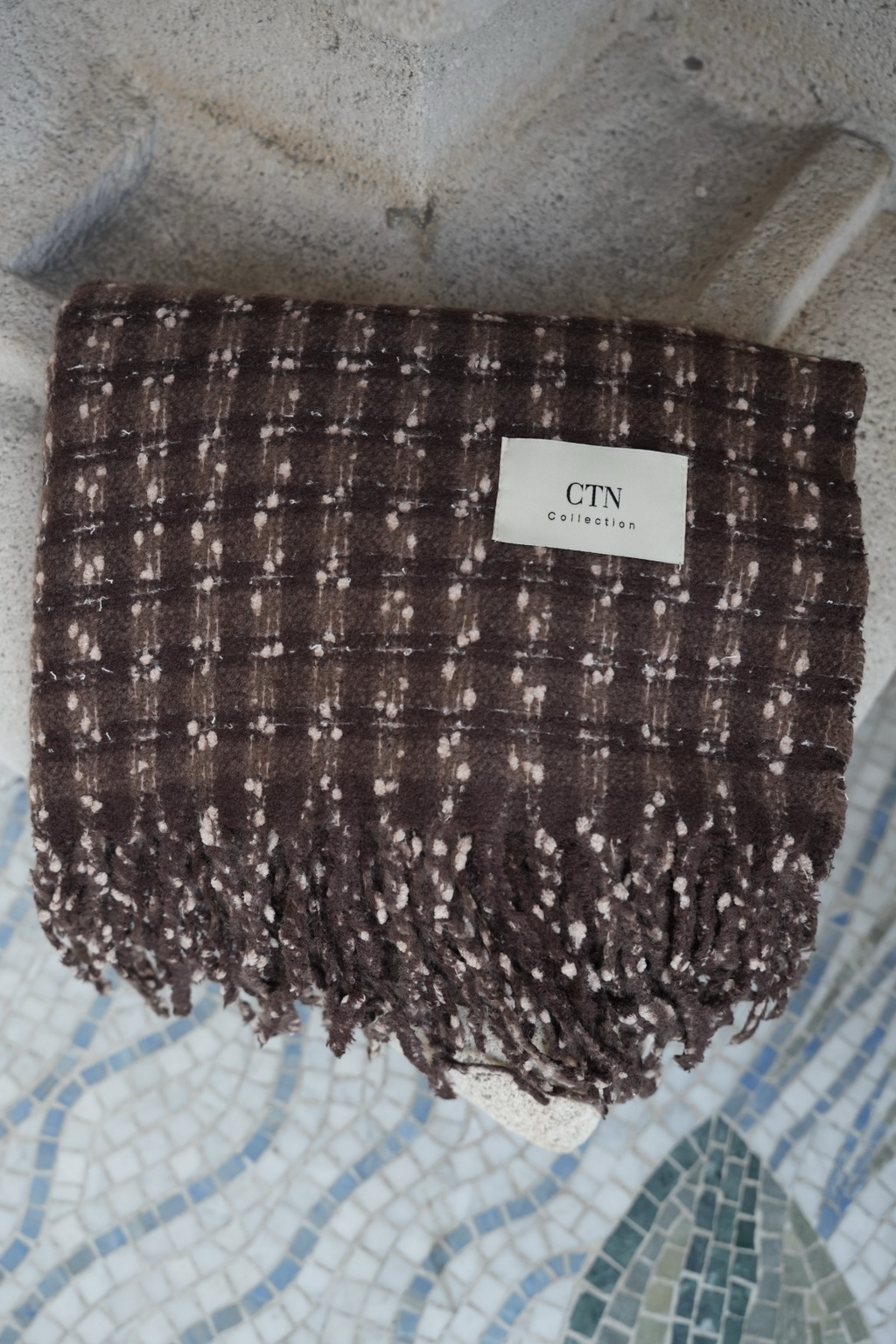 FREYA SCARF BROWN