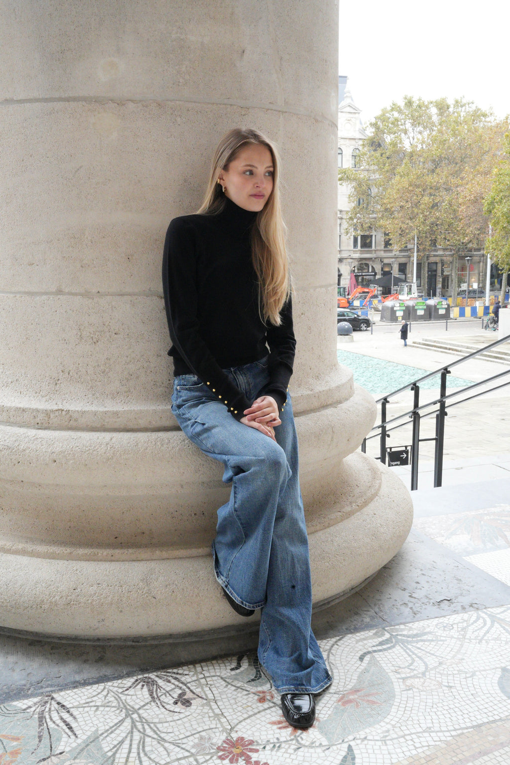 LYRA TURTLENECK KNIT BLACK