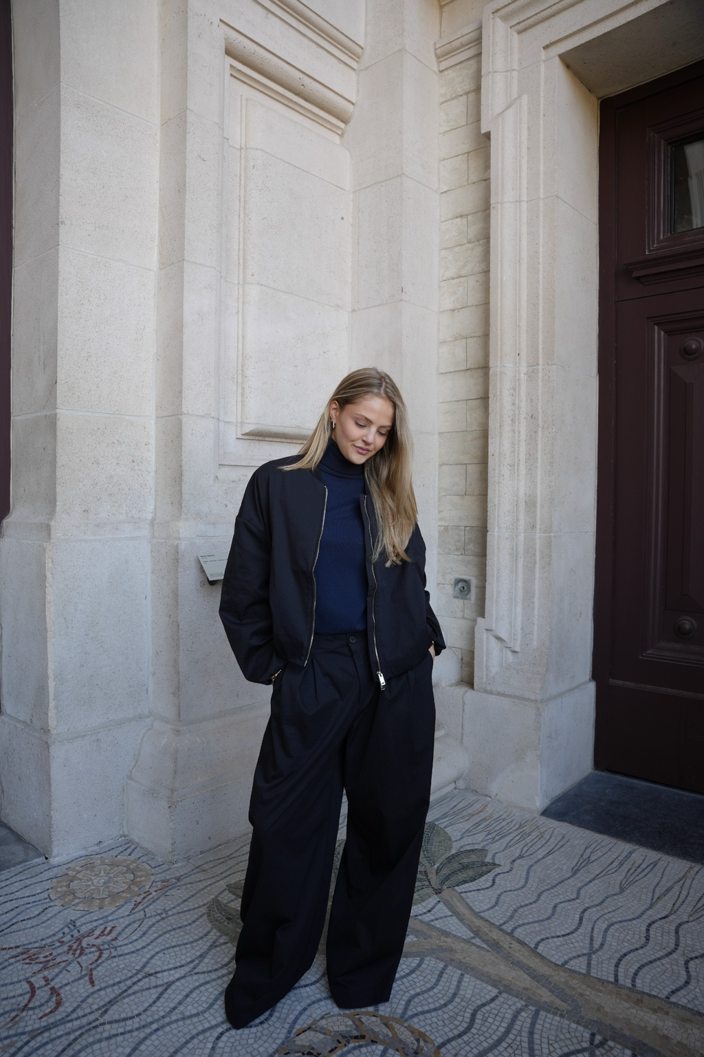 VARELLE BOMBER JACKET BLACK