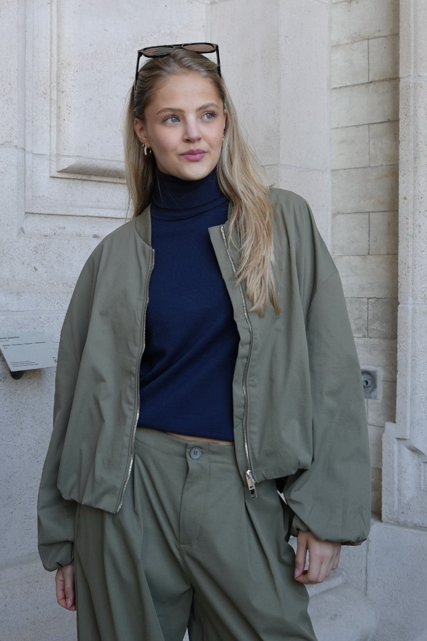 VARELLE BOMBER JACKET KHAKI