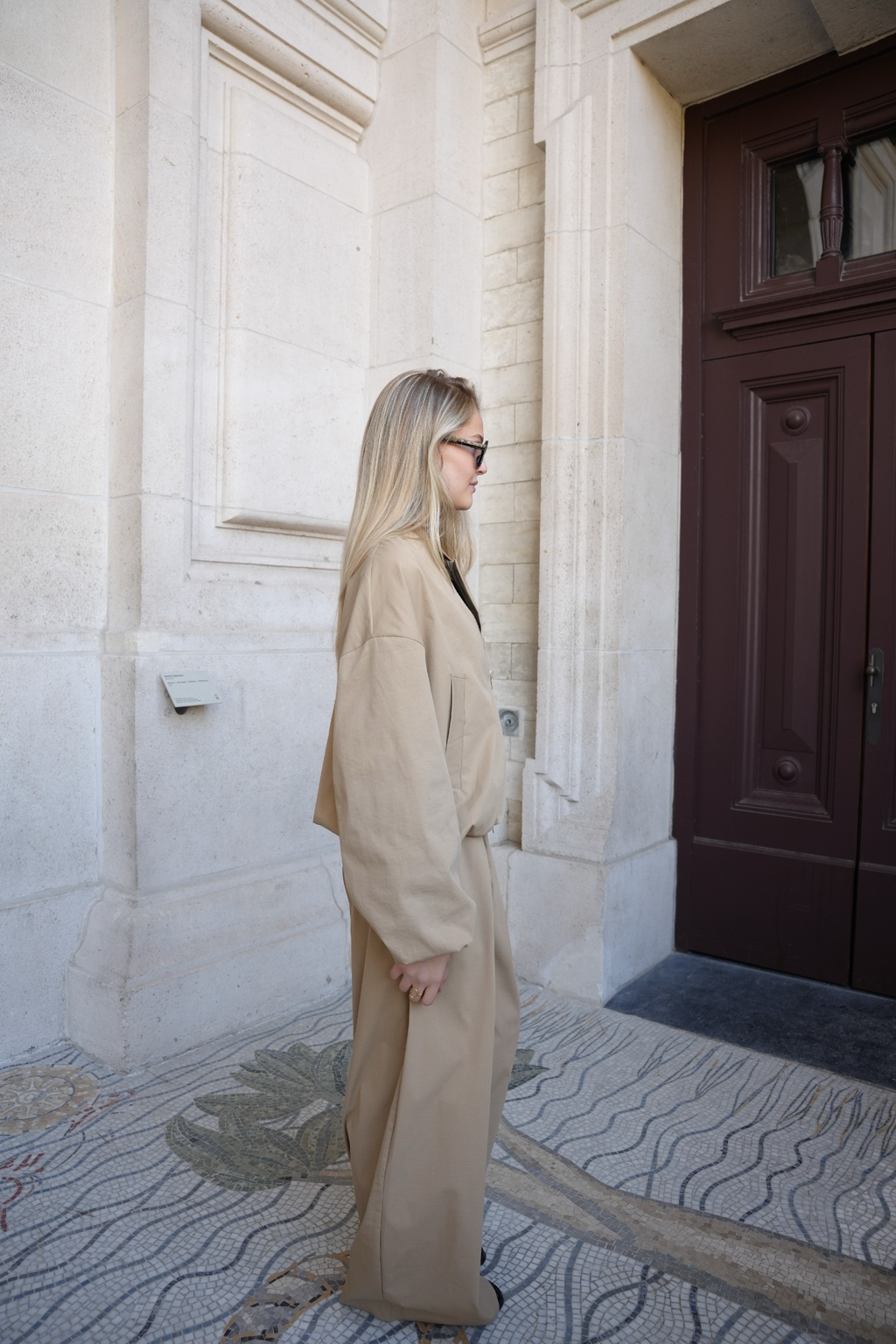 VARELLE BOMBER JACKET BEIGE