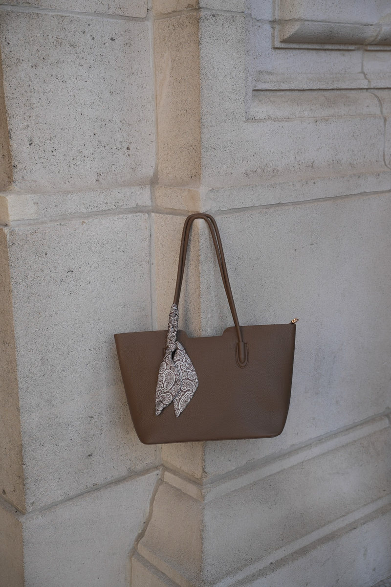 SELVARA TOTE BAG TAUPE
