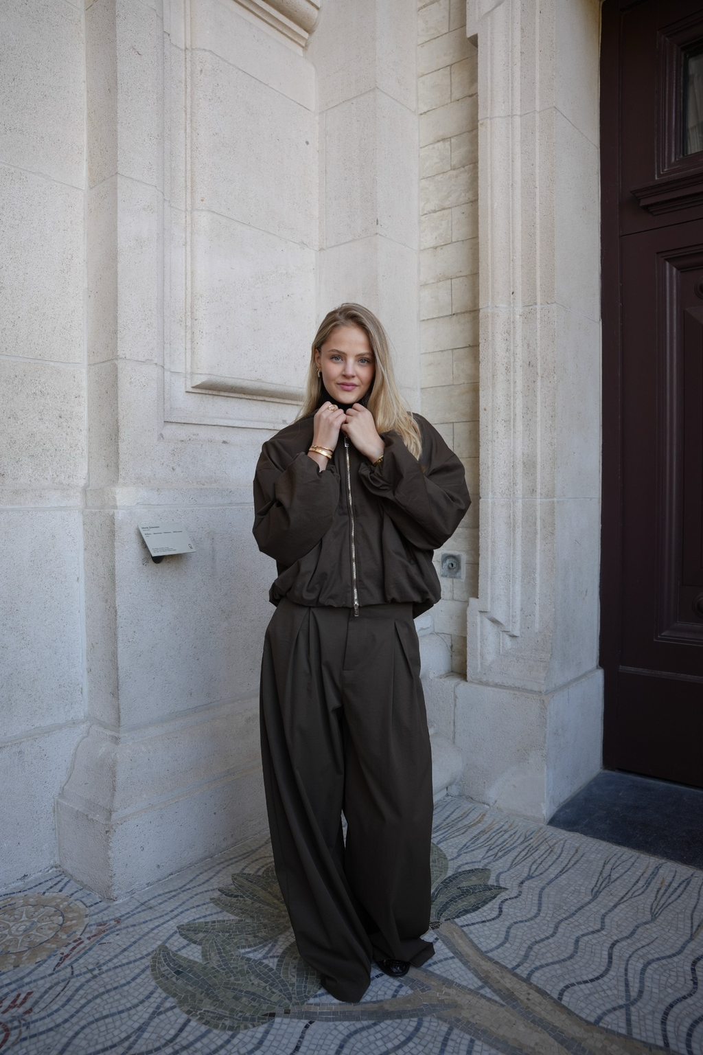 VARELLE BOMBER JACKET COFFEE