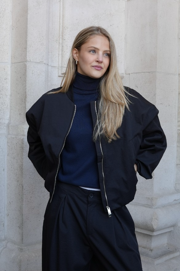 VARELLE BOMBER JACKET BLACK