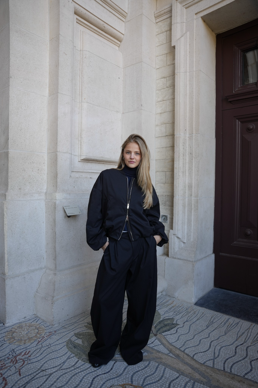 VARELLE BOMBER JACKET BLACK