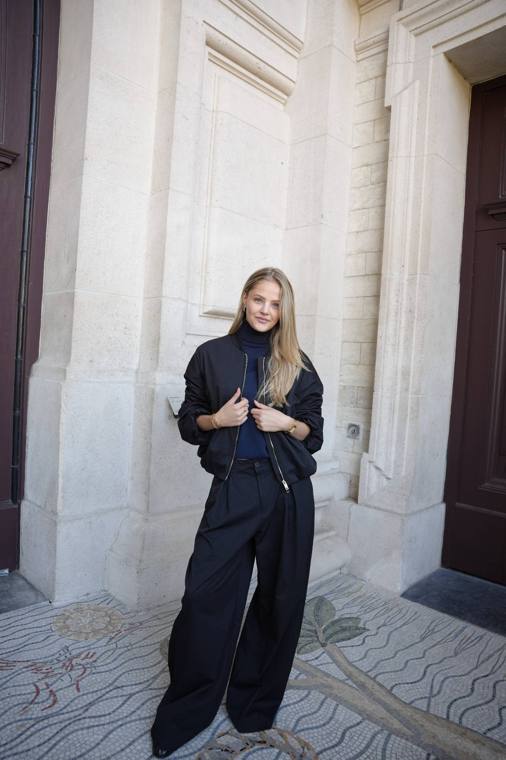 VARELLE BOMBER JACKET BLACK