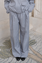 ELORIA PLEATED TROUSERS GREY