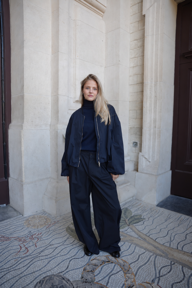 VARELLE BOMBER JACKET NAVY