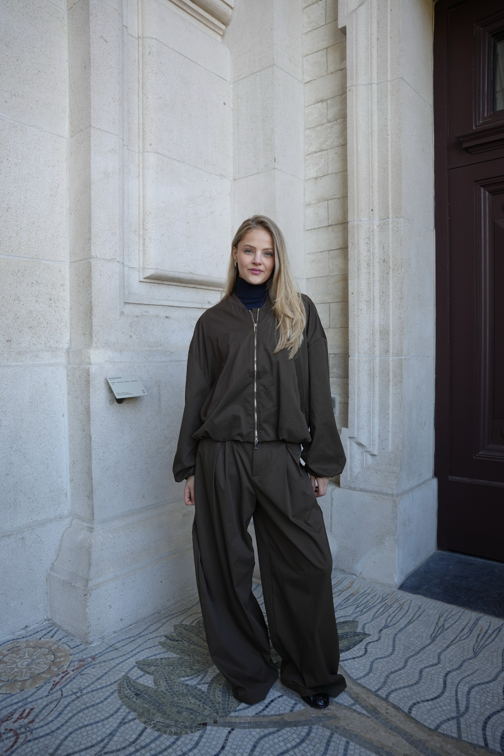 VARELLE BOMBER JACKET COFFEE