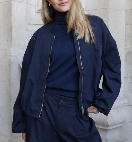 VARELLE BOMBER JACKET NAVY