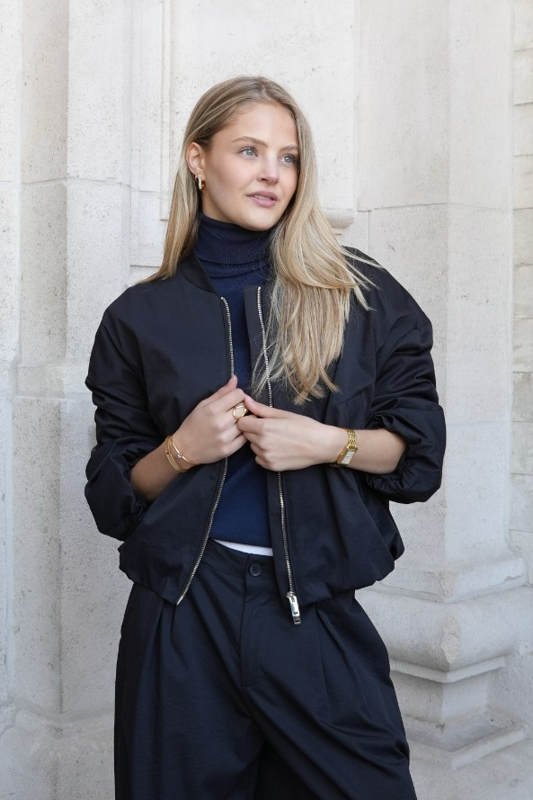 VARELLE BOMBER JACKET BLACK