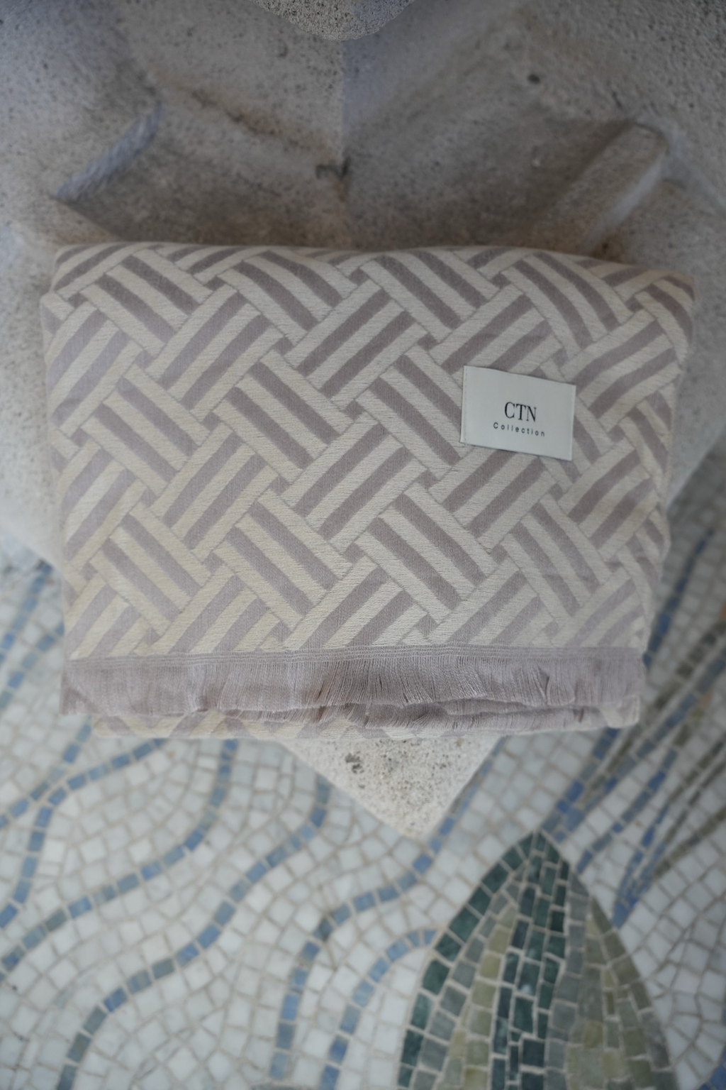 ELVARA SCARF TAUPE