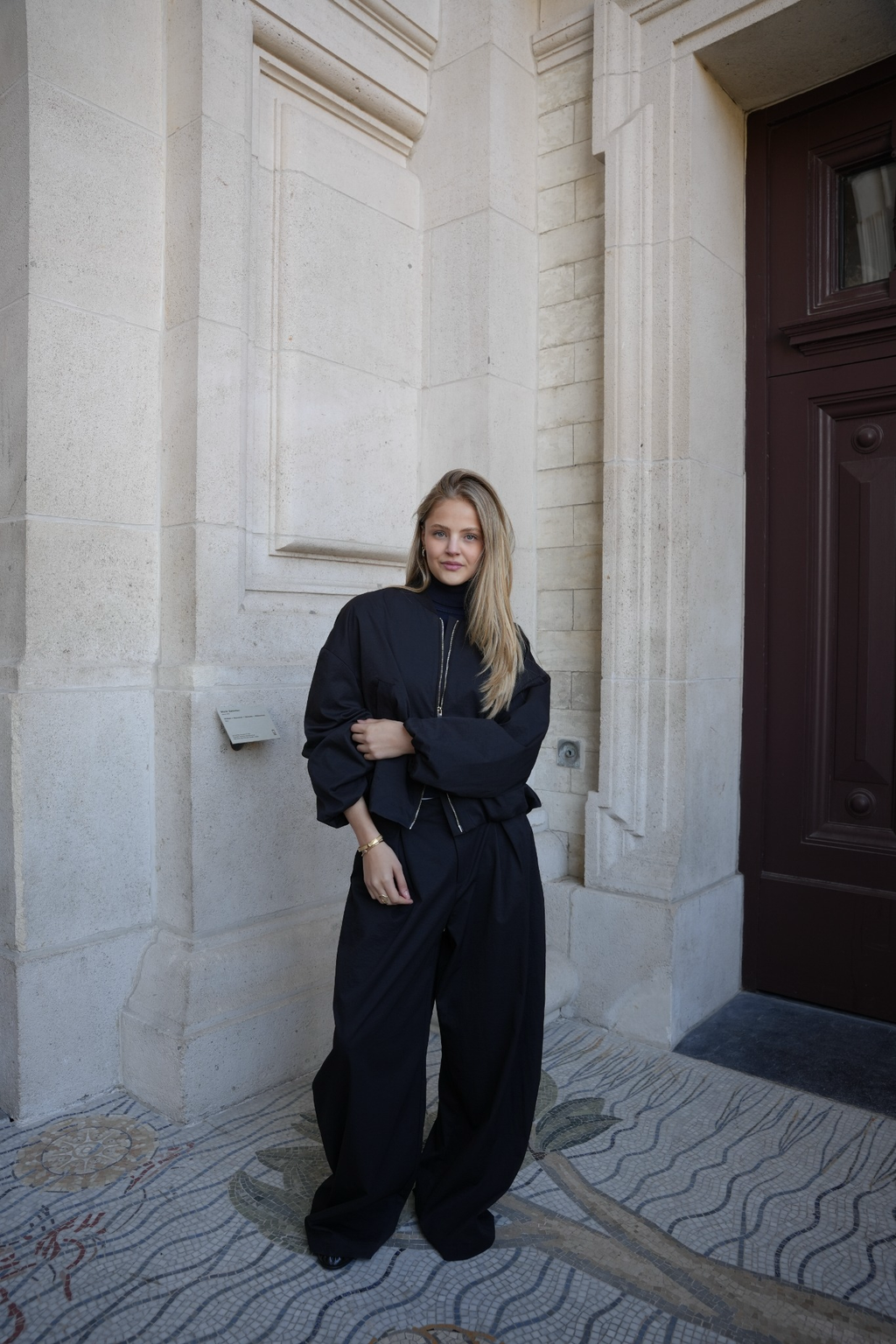 VARELLE BOMBER JACKET BLACK