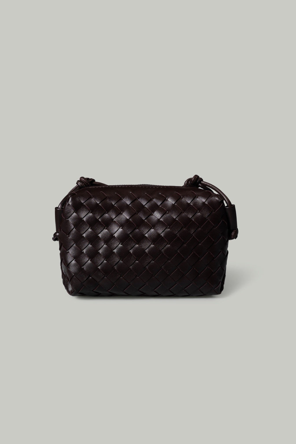 MESH MINI BAG DARK BROWN