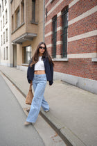 FRANKS STUDDED JEANS – LIGHT BLUE