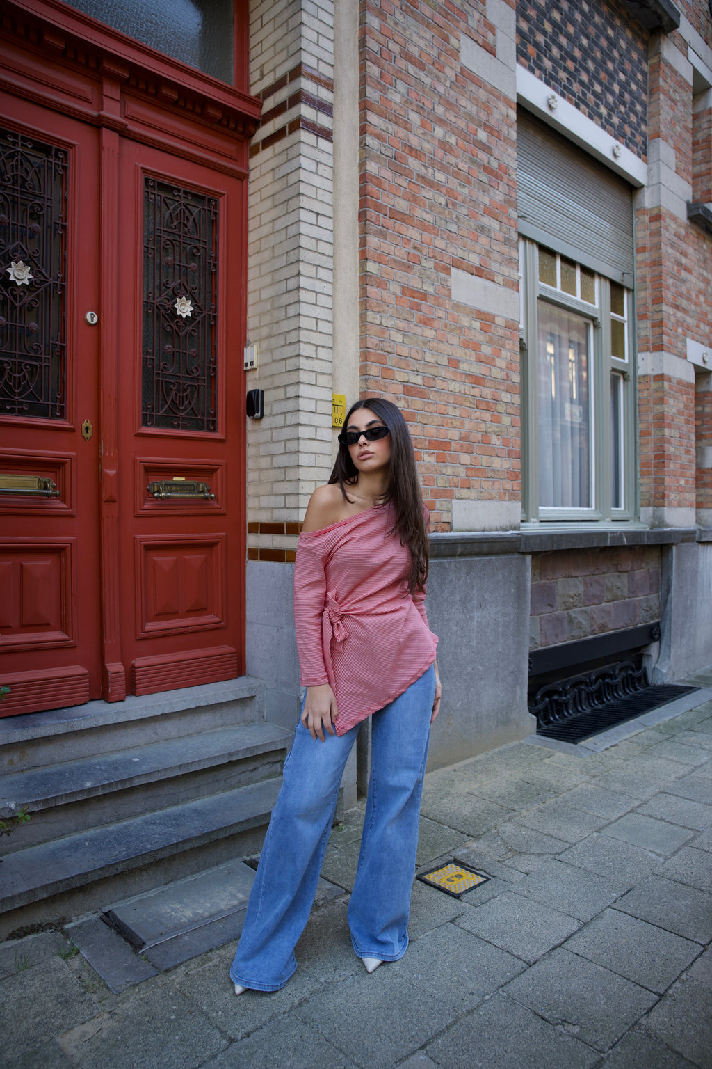 LUNÉ WRAP TOP RED